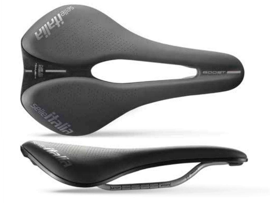 Selle Italia Novus Boost Evo TI316 Superflow Saddle Black L3 Large