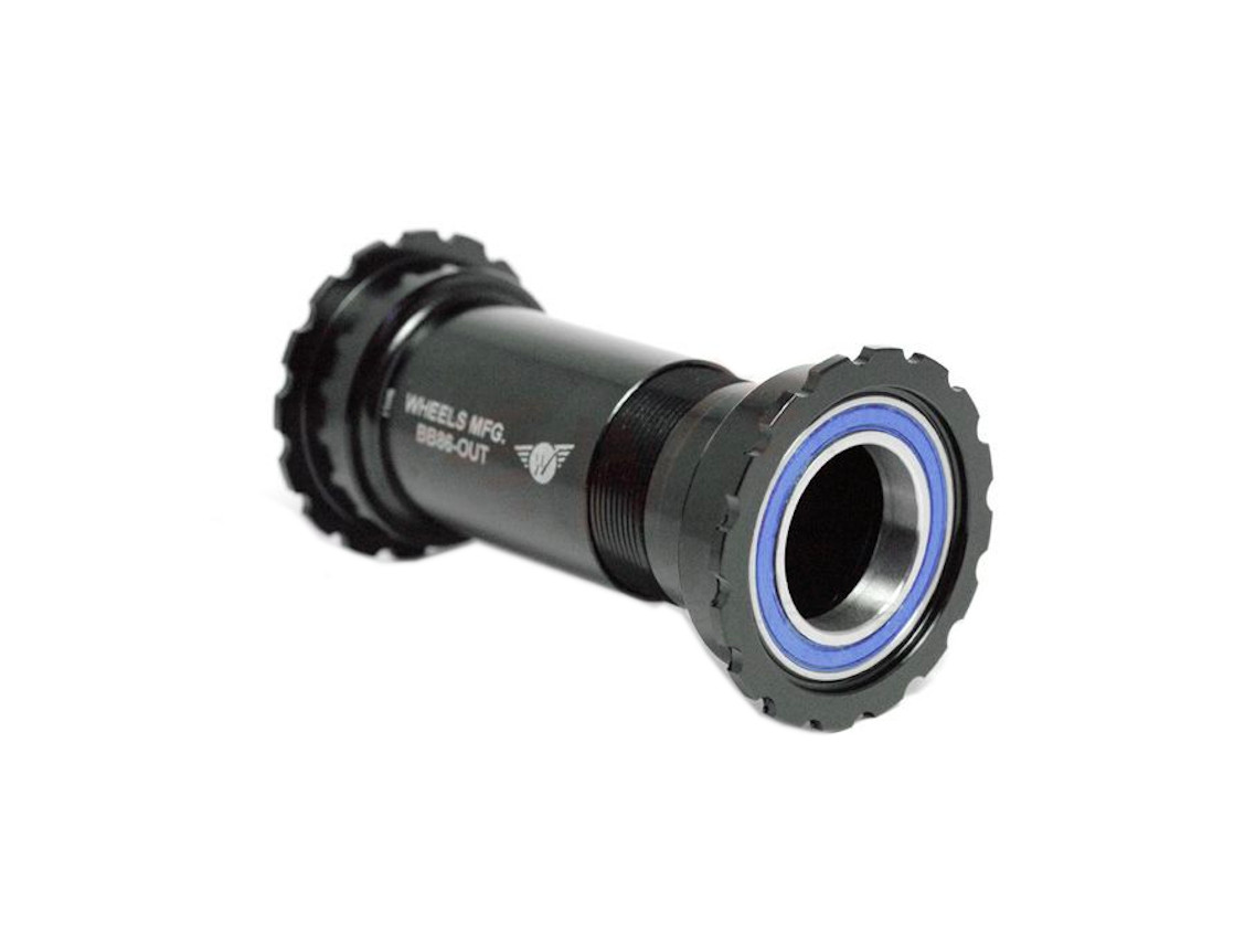 Wheels MFG Threaded BB86/92 PF41 24mm Shimano Bottom Bracket Black