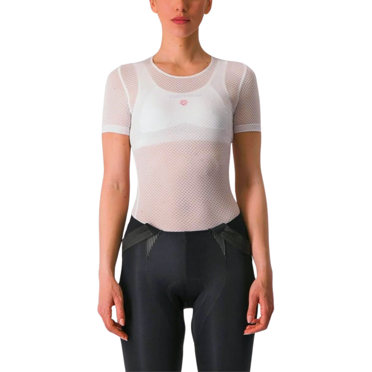 Castelli Pro Mesh Womens Short Sleeve Base Layer White Bikebug