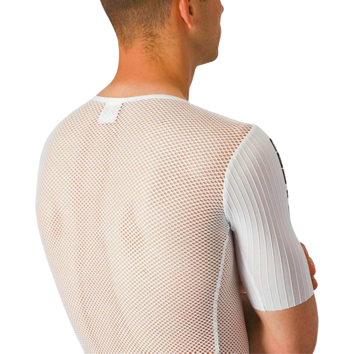 Castelli Bolero Short Sleeve Base Layer White Pushys