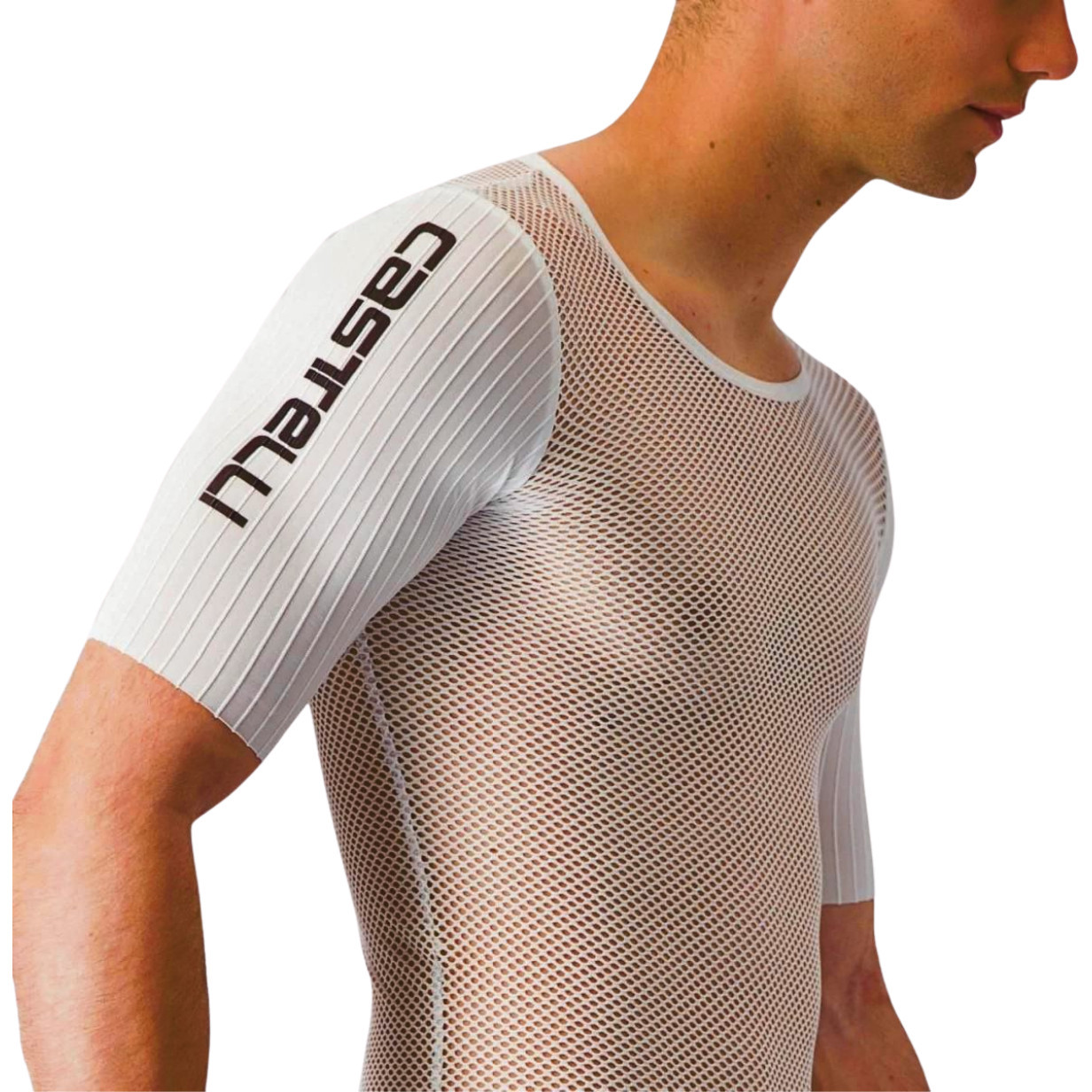 Castelli Bolero Short Sleeve Base Layer White Pushys