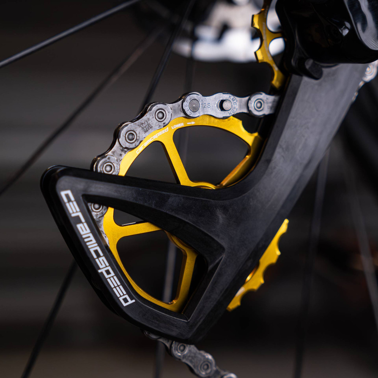 CERAMICSPEED スラム RED/FORCE AXS用OSPW ゴールド CeramicSpeed OSPW RS For SRAM Red AXS Blue Alloy - Bikebug