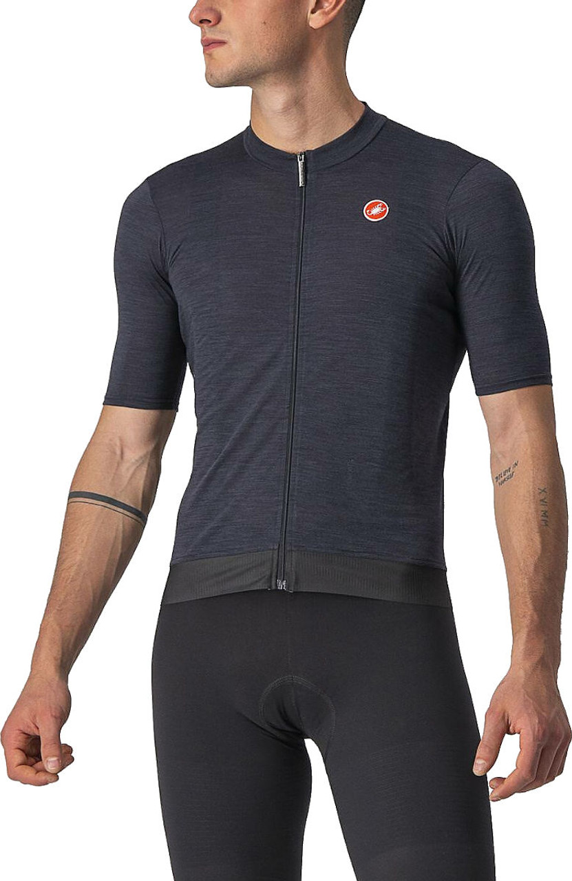 Castelli Finisseur SS Jersey Light Black - Pushys