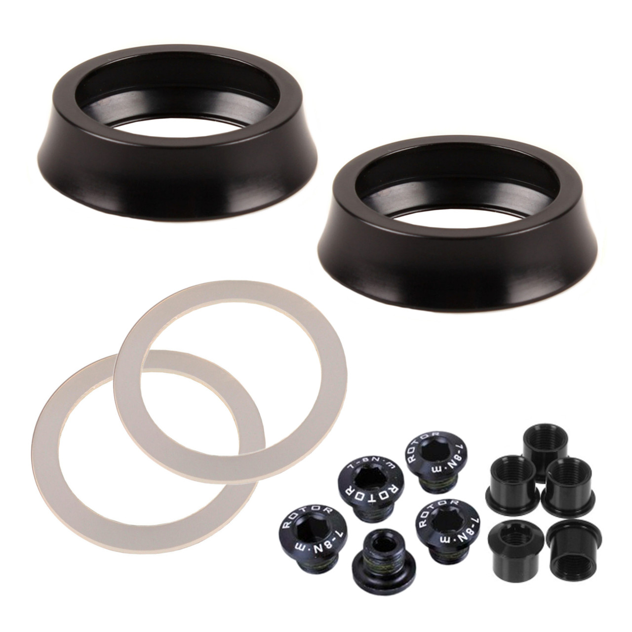 ROTOR INPOWER 3DF セット BCD 130 アクスル30mm ROTOR INPOWER 3DF セット BCD 130 アクスル30mm ROTOR INPOWER 3DF