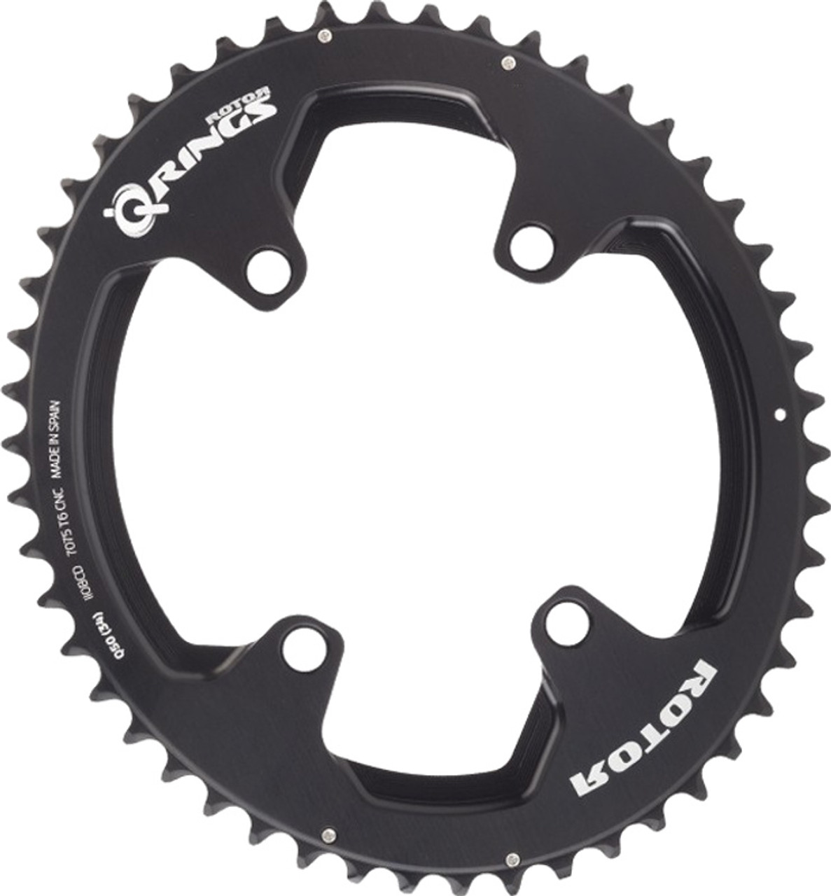 Rotor Q Rings 53T 110BCD 4 Bolt Spider Mount Oval Chainring