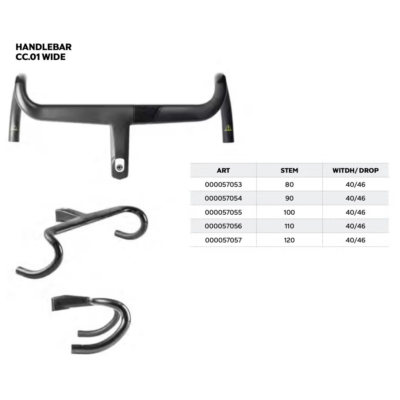 パーツ COLNAGO CC.01 Integrated Handle Bar Colnago CC.01 Integrated Handlebar – King Of The Watts