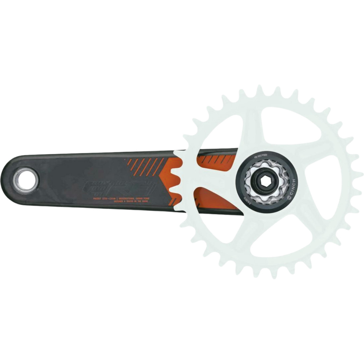 Race Face Era 136 Orange Crankset - Pushys