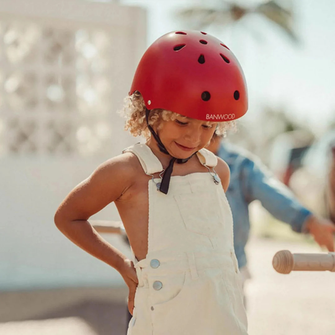 banwood red bike helmet Banwood Classic Kids Helmet Red