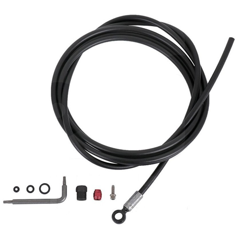 SRAM Disc Brake Hydraulic Hose 2000mm Black W/ Banjo - Pushys