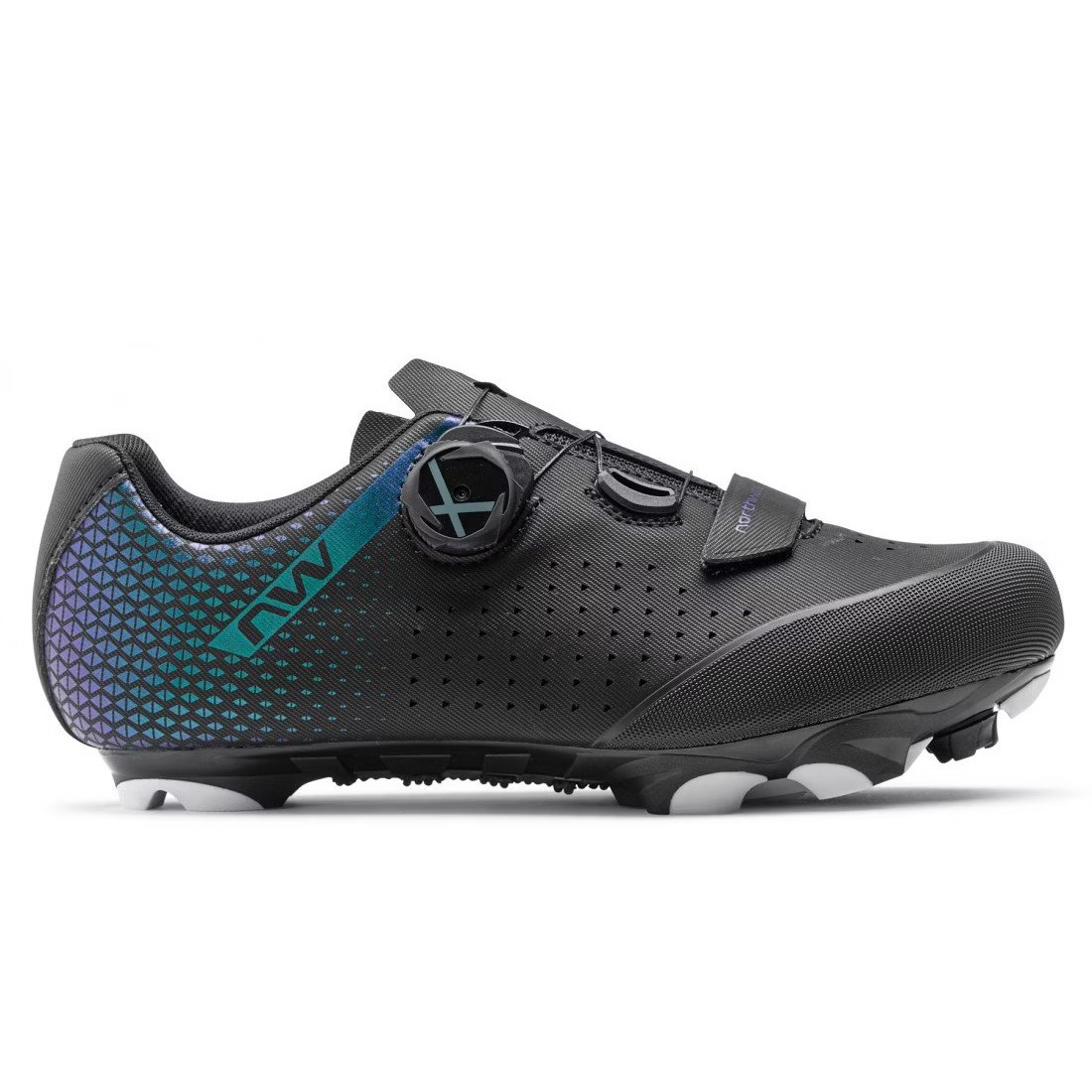 Northwave Origin Plus 2 Womens MTB XC Shoes Blk/Iridescent - Bikebug