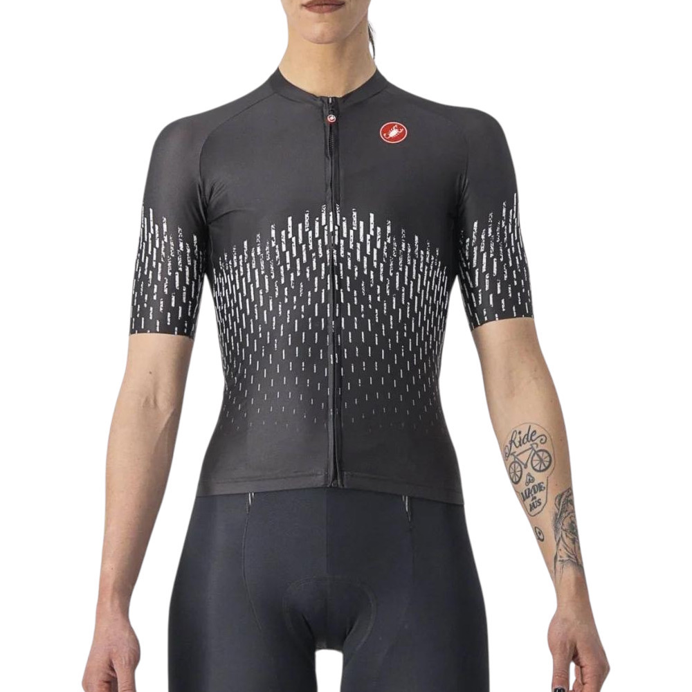 Castelli Aero Pro Jersey Womens Light Black - Bikebug