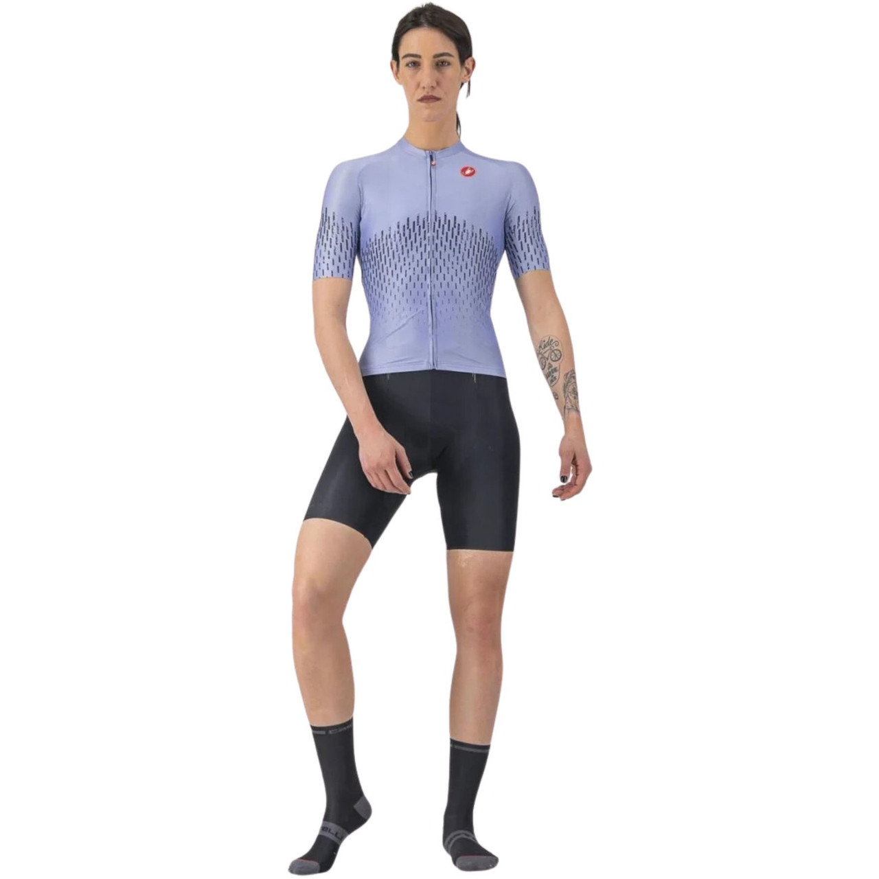 CASTELLI 4523036 Aero Pro W Jersey - Maillot Femme Aérodynamique Noir XL