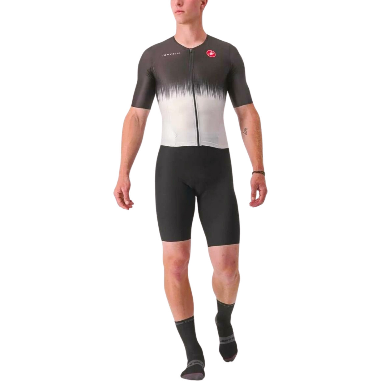 Castelli Sanremo Ultra Speed Suit Black Silver Gray Bikebug castelli-sanremo-ultra-speed-suit-black-silver-gray-bikebug