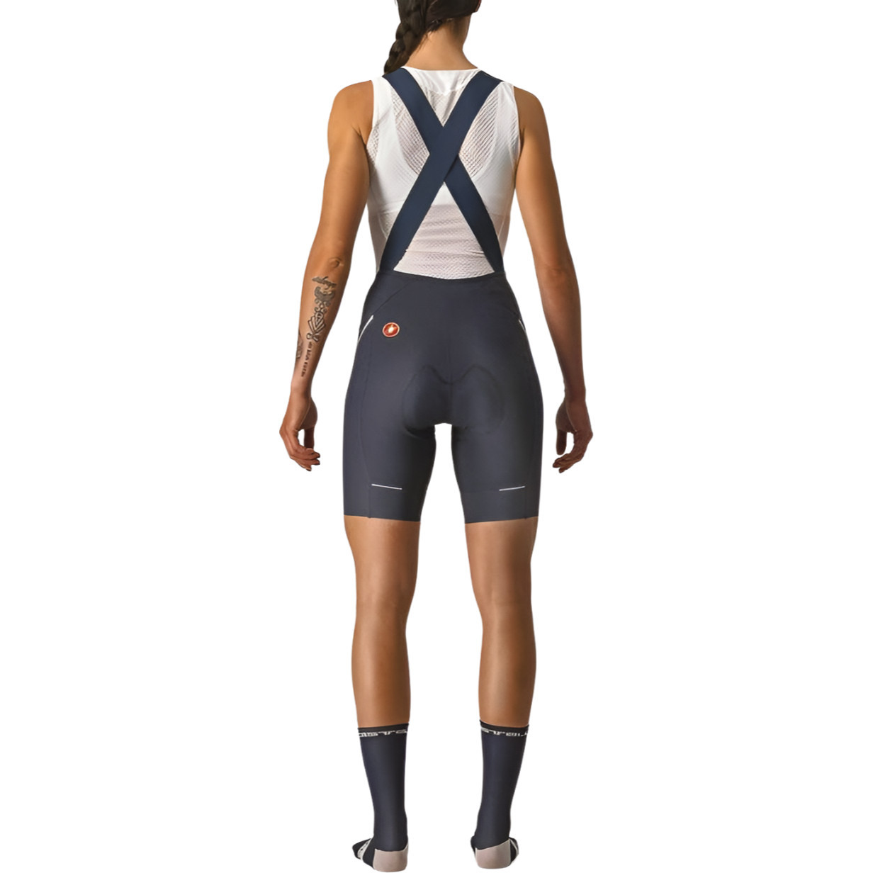 Pantaloncini Da Ciclismo Castelli Velocissima 3 Donna - Tessuto Endurance Evolution, Fondello KISS Air2, Vita Media