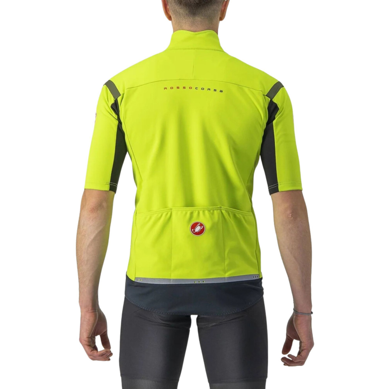 Castelli Gabba RoS 2 Electric Lime/Dark Gray - Bikebug