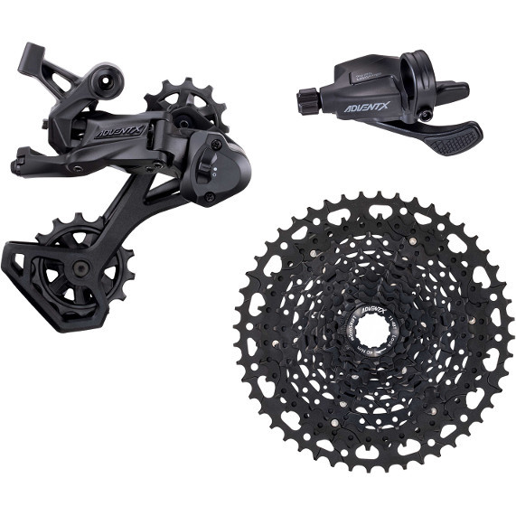 Microshift Groupset Mtb Advent X 1x10 11-48t Steel Aly Cassette