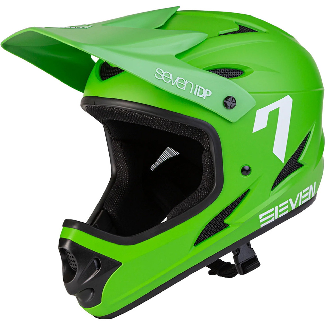 Seven iDP M1 Full Face Helmet Youth Green/White Pushys