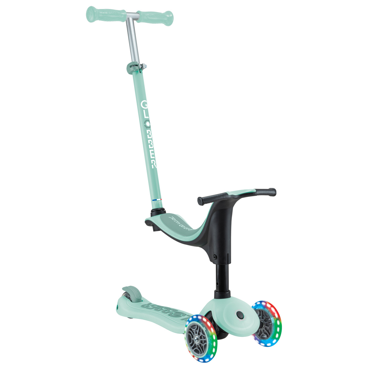 Globber Go Up Sporty Lights V2 Mint/ Pistachio - Pushys
