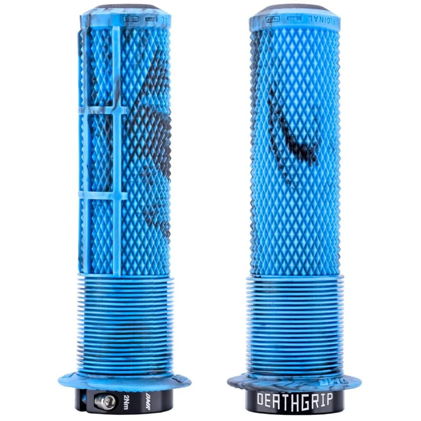 DMR Deathgrip Flanged Thin Soft Blue Marble Pushys