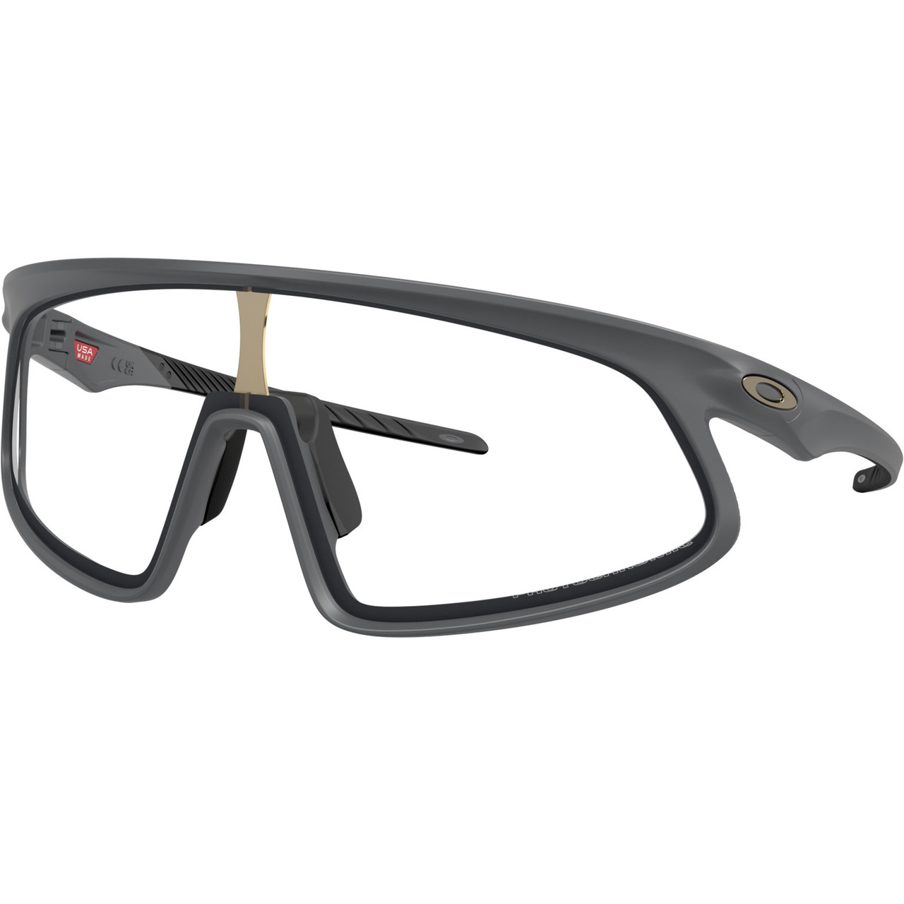 小物 OAKLEY RSLV Oakley RSLV Matte Carbon W/Clear-Black Iridium Photochromic Lens