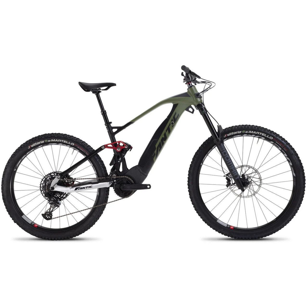 Fantic XMF 720Wh MX Sage Green E-MTB Pushys - Main Image