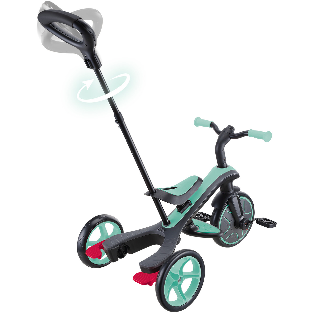 Globber Explorer Trike 4in1 Mint - Pushys