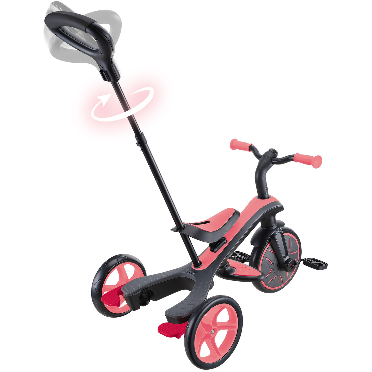 Globber Explorer Trike 4in1 Pink - Pushys