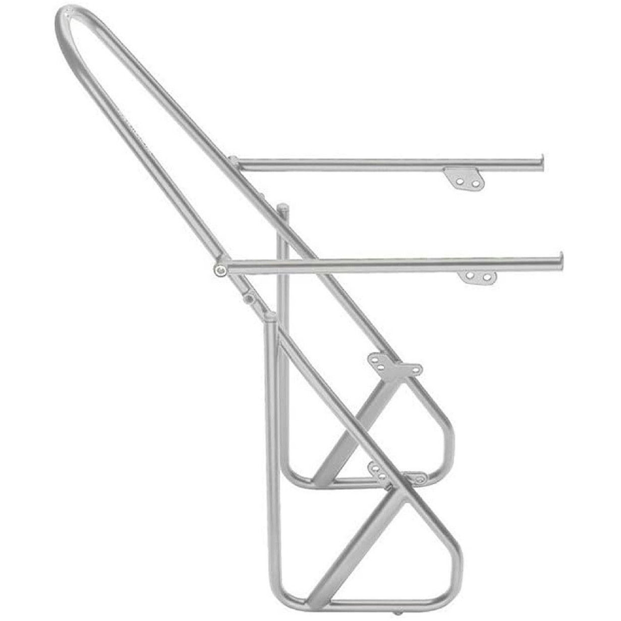 Tubus Ergo Lowrider Silver Front Rack - Pushys