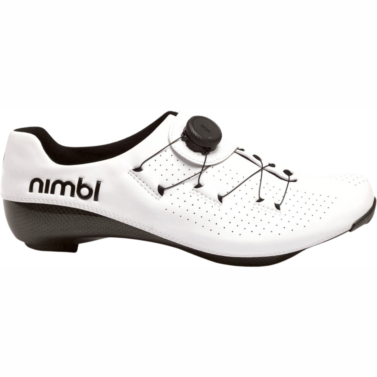 Nimbl Feat Ultimate Glide Road Cycling Shoe White - Bikebug