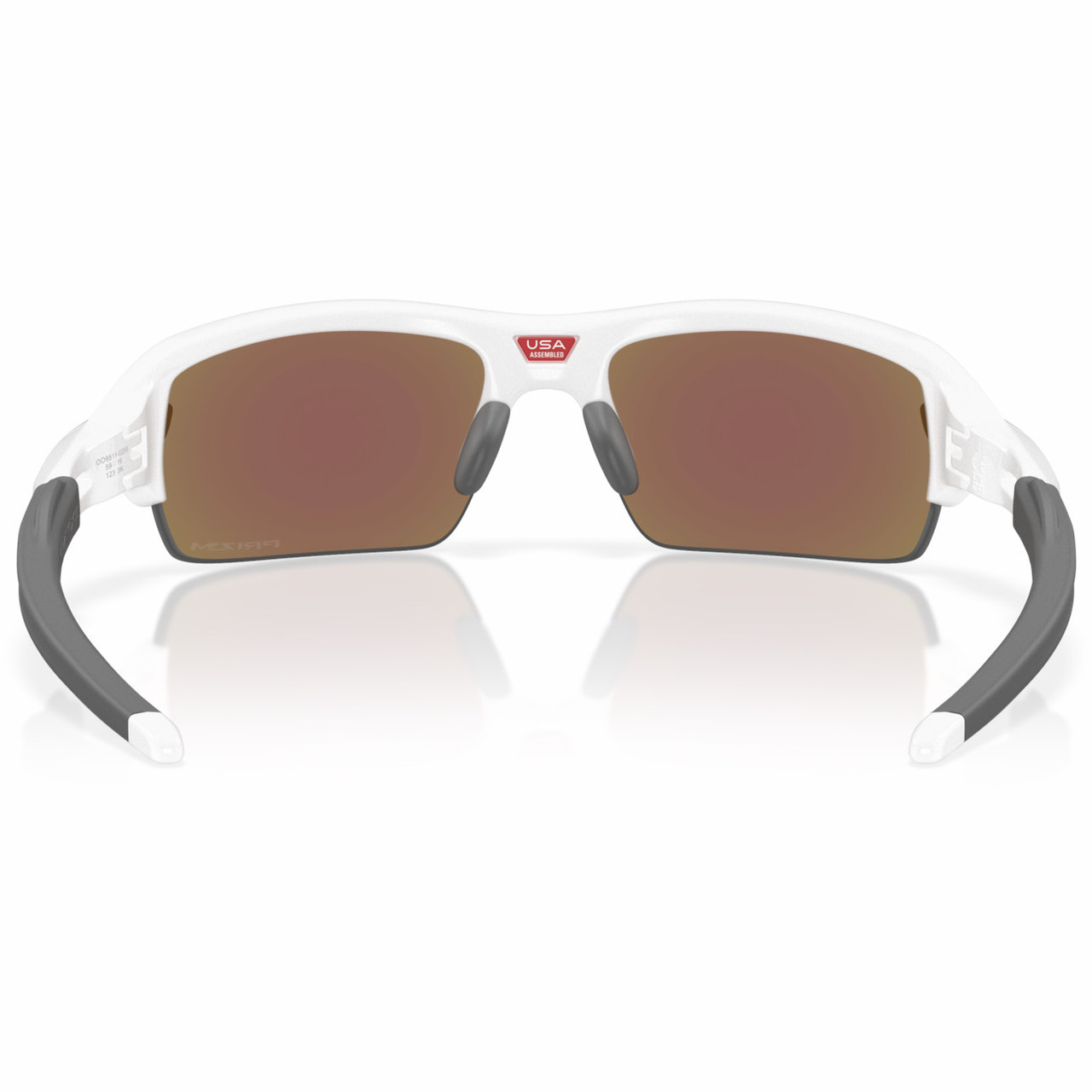 Oakley Flak 2.0 S White W/ Prizm Sapphire Lens - Bikebug