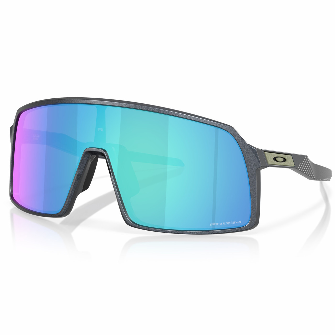 Oakley Sutro Steel Forge Grey W/ Prizm Sapphire Lens - Pushys