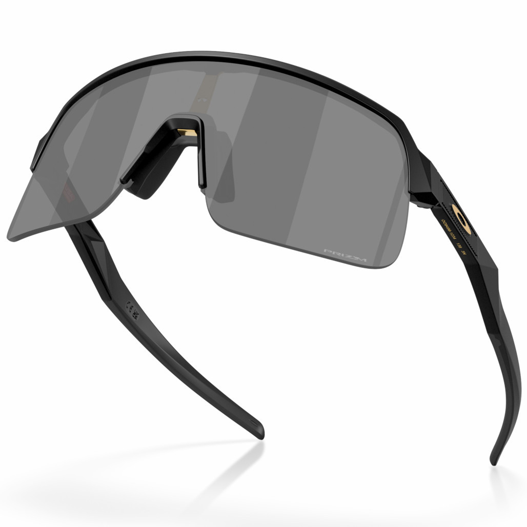 Oakley Sutro Lite S Matte Black/Gold W/ Prizm Black Lens - Bikebug