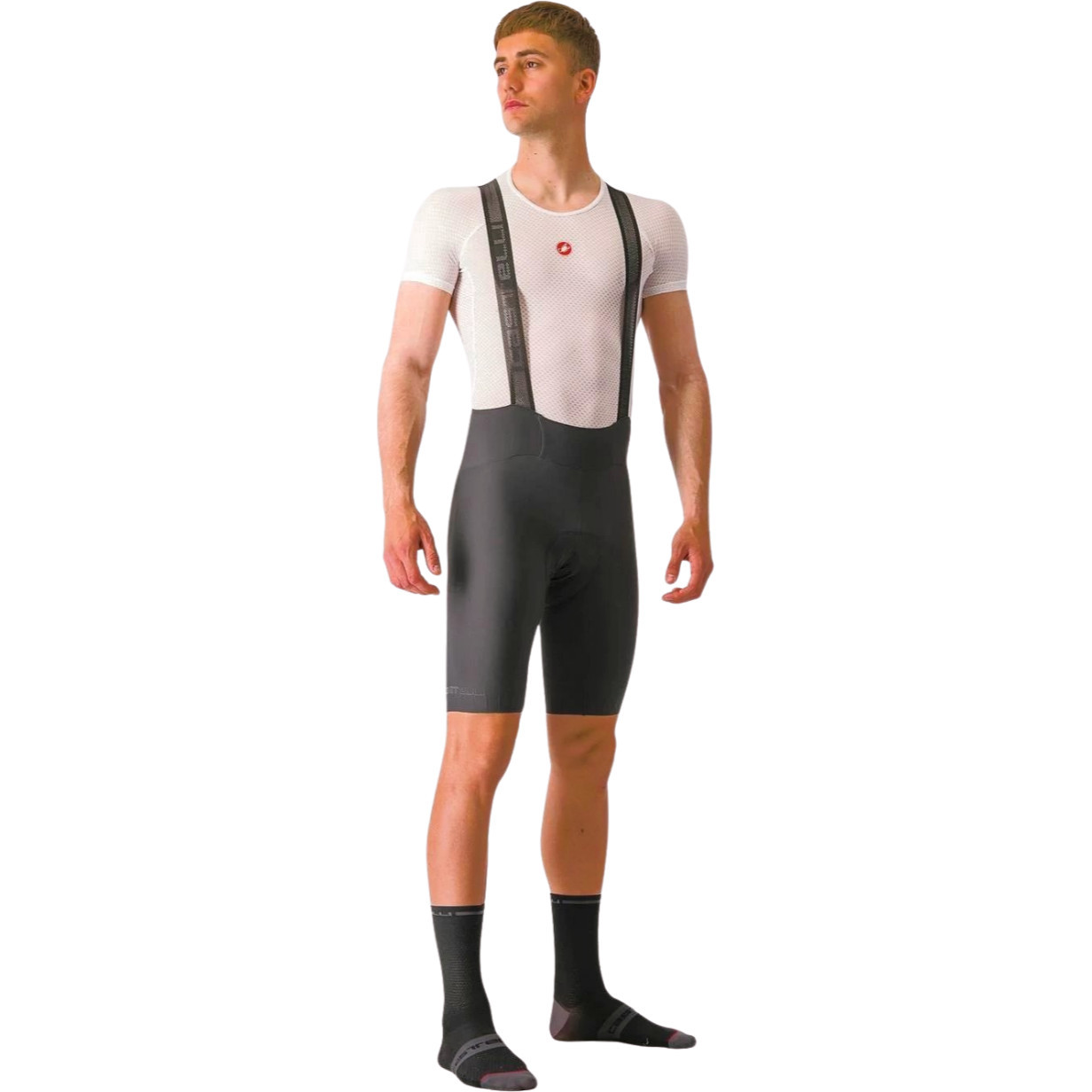 Castelli Espresso Bibshort Dark Grey - Pushys