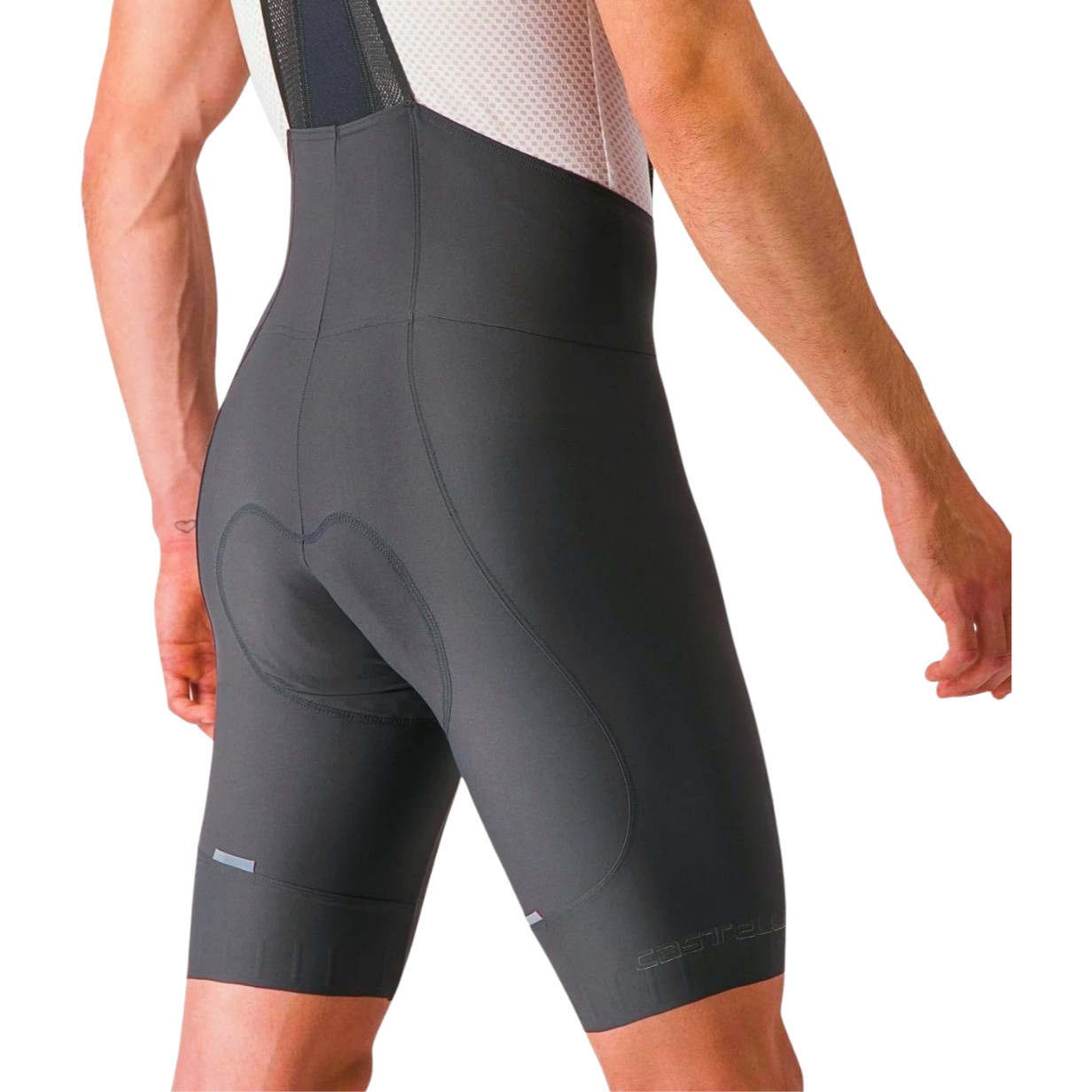 castelli　ESPRESSO BIBSHORTサイズXS Castelli Espresso Bibshort Dark Grey - Pushys