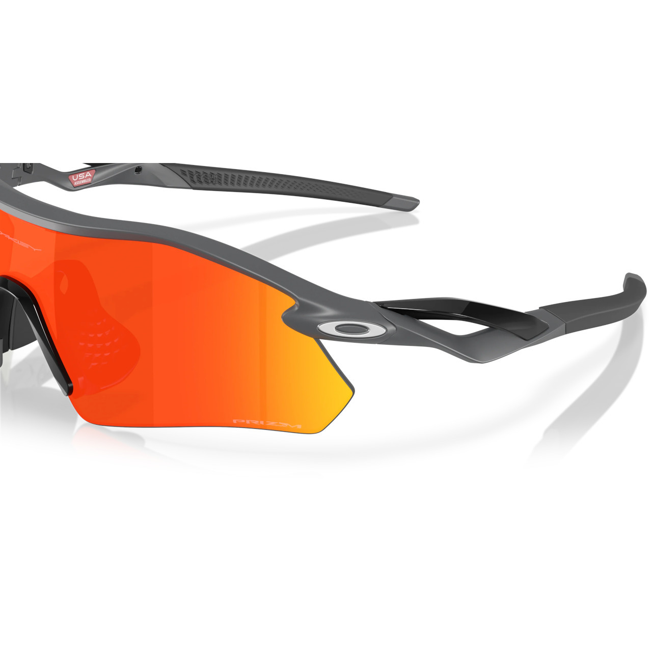 Oakley Radar Plate Matte Carbon w/Prizm Ruby - Bikebug