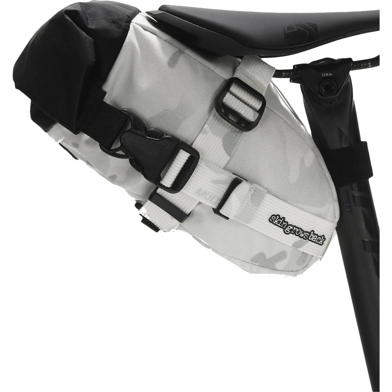 skingrowsback Flash Pak Saddle Bag - White Camo - Bikebug - Bikebug