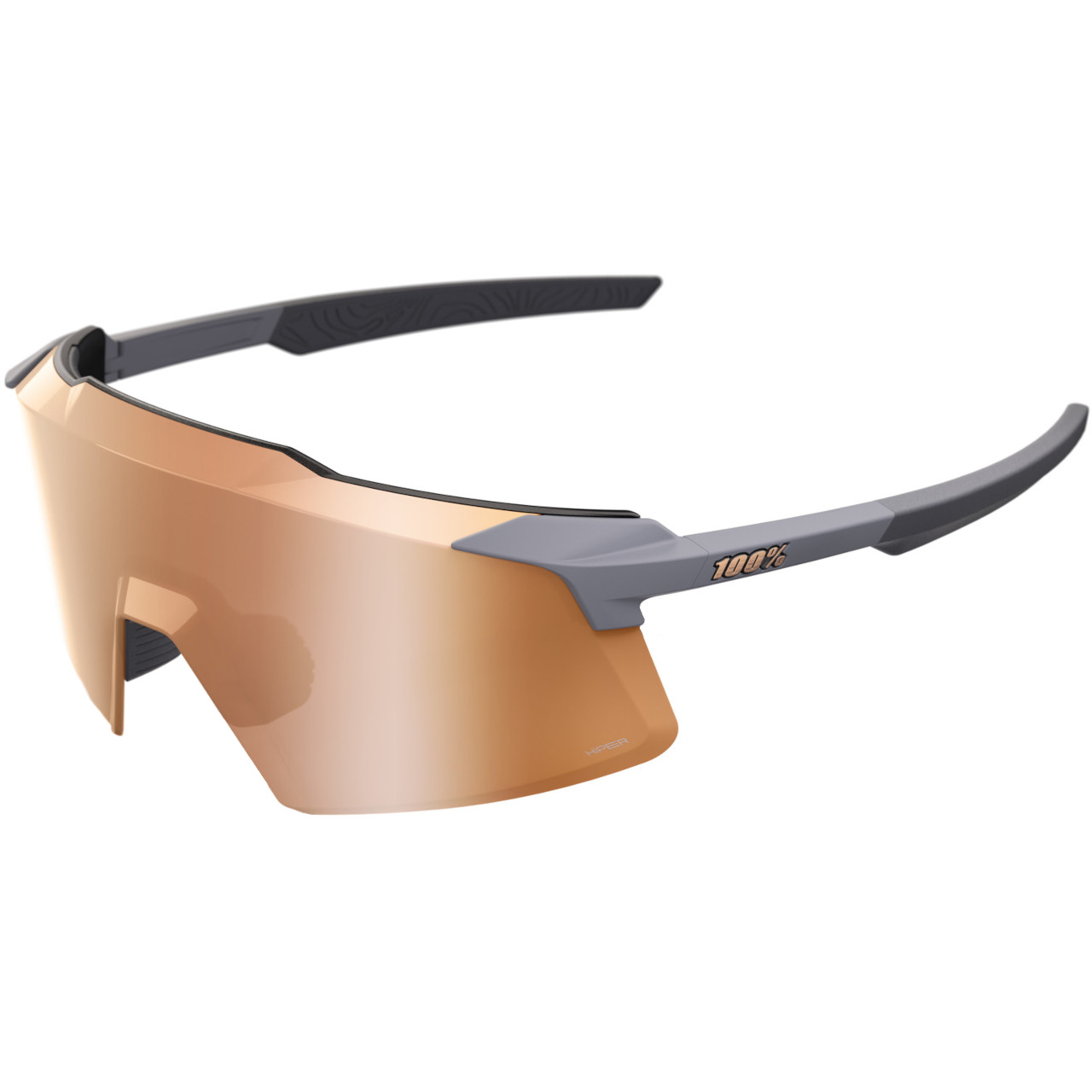 100% Aerocraft Soft Tact Grey HiPER Copper Mirror - Bikebug