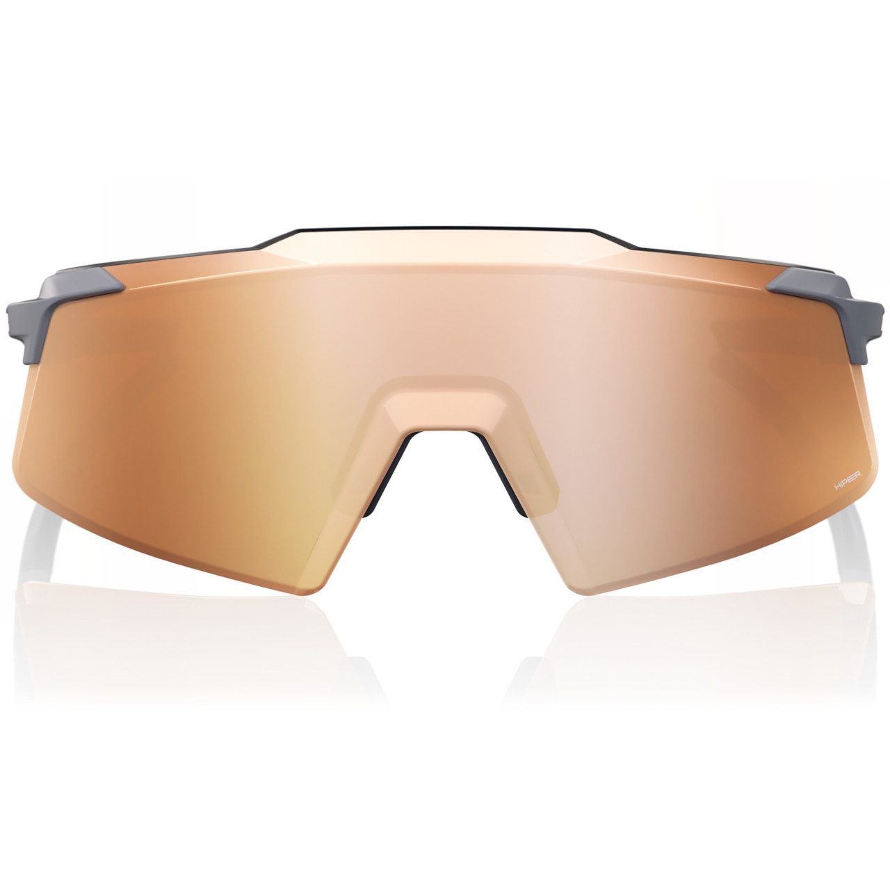 100% Aerocraft Soft Tact Grey HiPER Copper Mirror - Bikebug