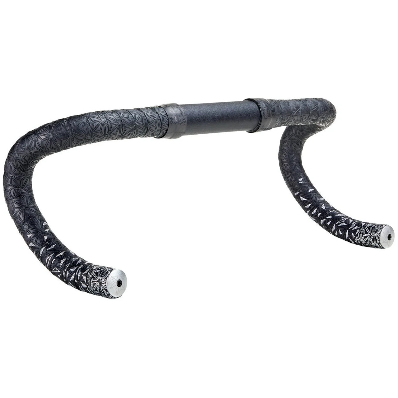 Supacaz Super Sticky Kush Grips - Gomma Per Manubrio Con Design Star Fade E Oil Slick Plugs