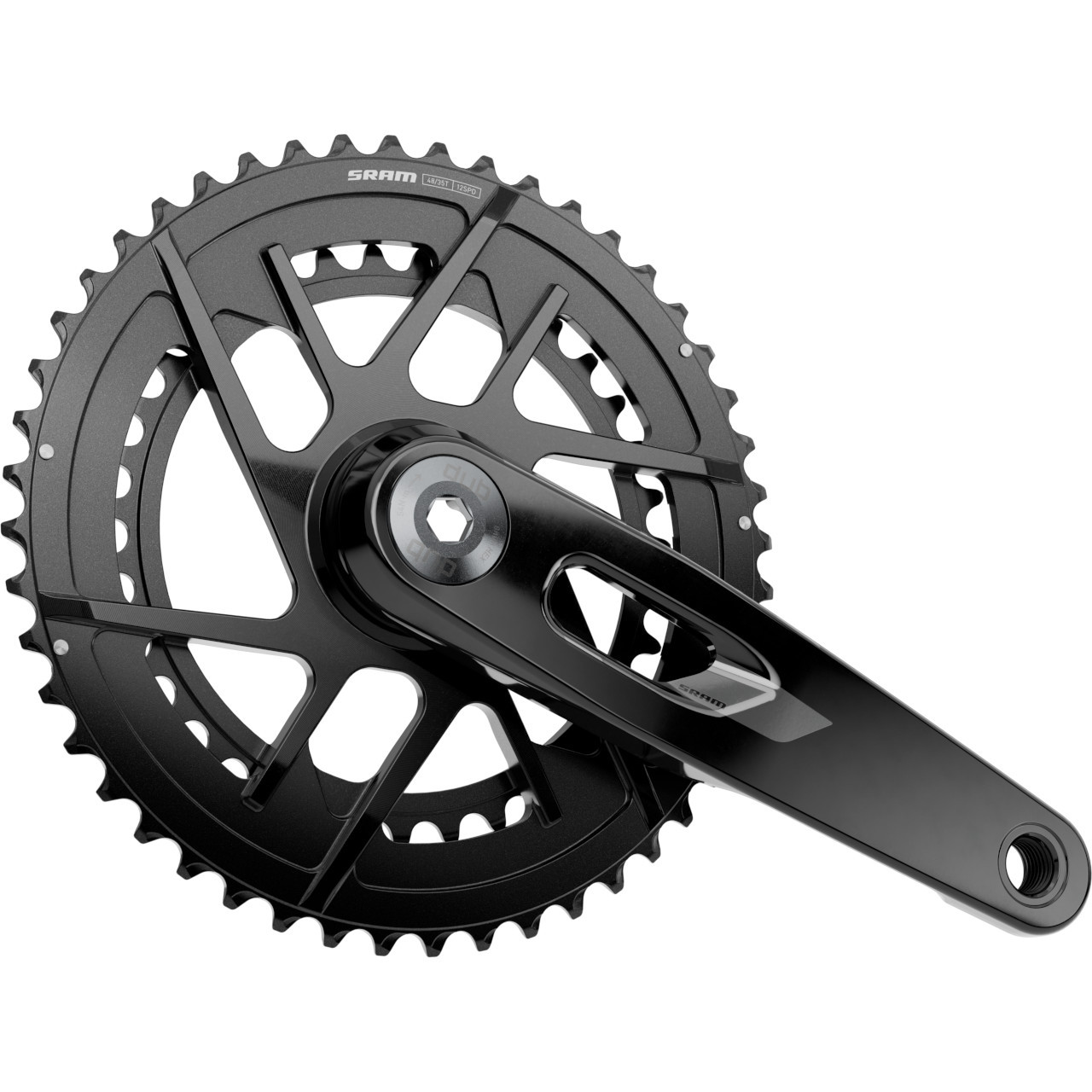 パーツ SRAM Rival AXS Crank Arm DUB E1 SRAM Rival E1 DUB Crank Arms - Power Meter City