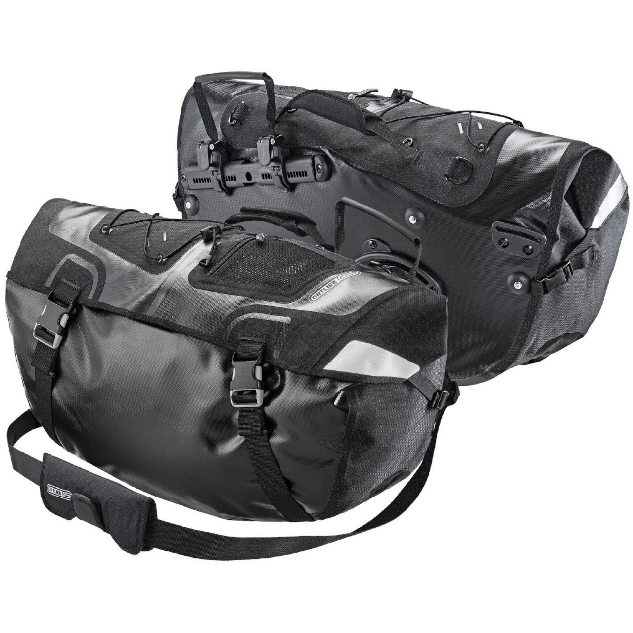Ortlieb QL2 54L Recumbent Bags (Pair) Black Pushys