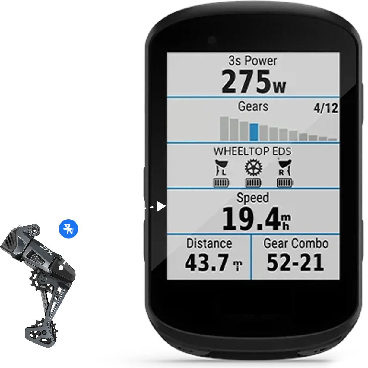 Wheeltop EDS OX 2.0 MTB Long Cage Groupset - Pushys