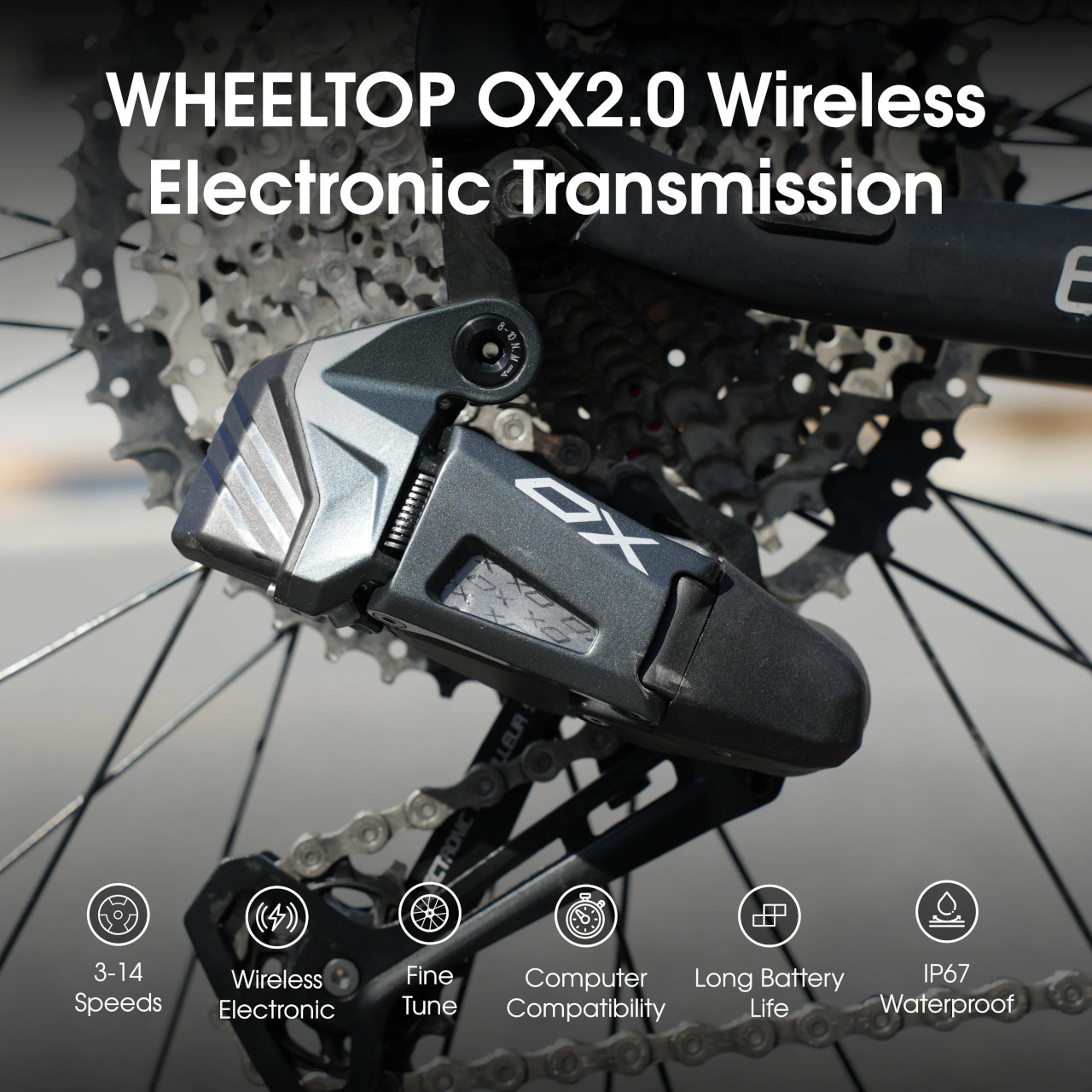 Wireless Sram Bluetooth Gears Eds Bluetooth Bike Shifter Wheeltop - Main Image