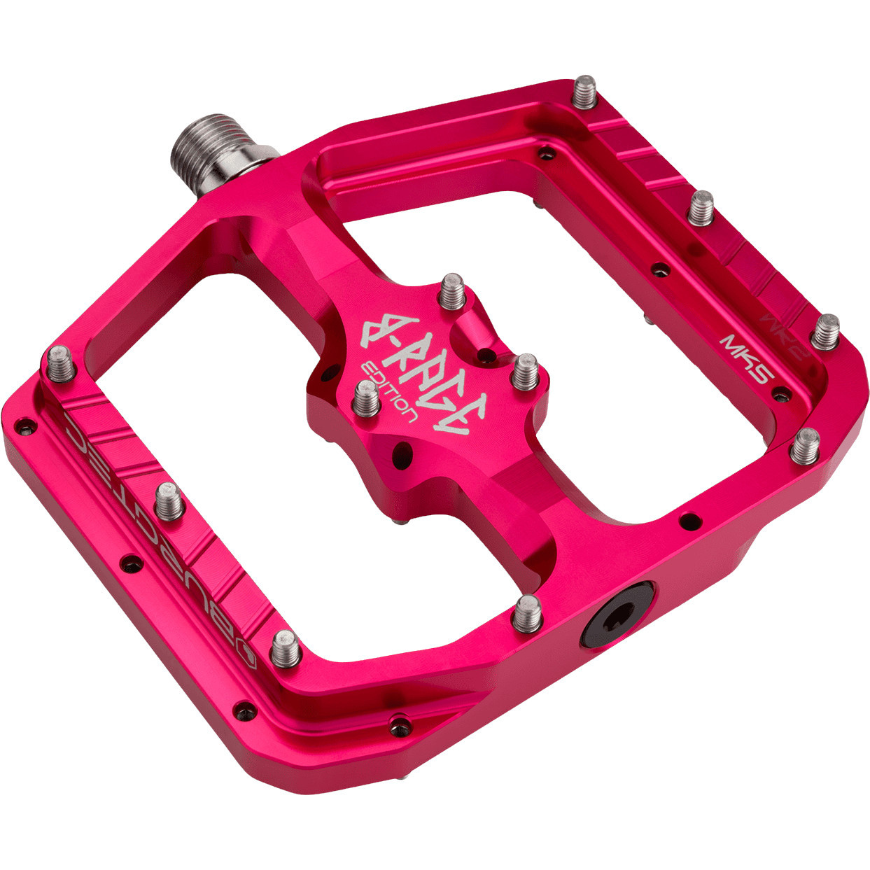 Burgtec Penthouse MK5 B-Rage Edition Flat Pedals Toxic Barbie Pink