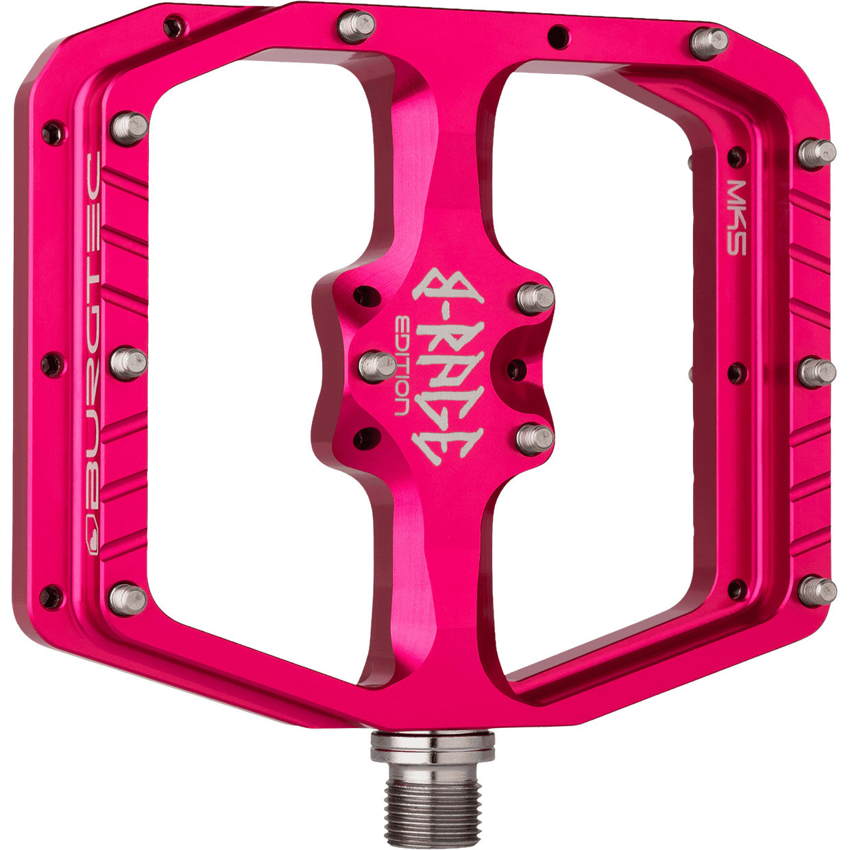 Burgtec Penthouse MK5 B-Rage Edition Flat Pedals Toxic Barbie Pink