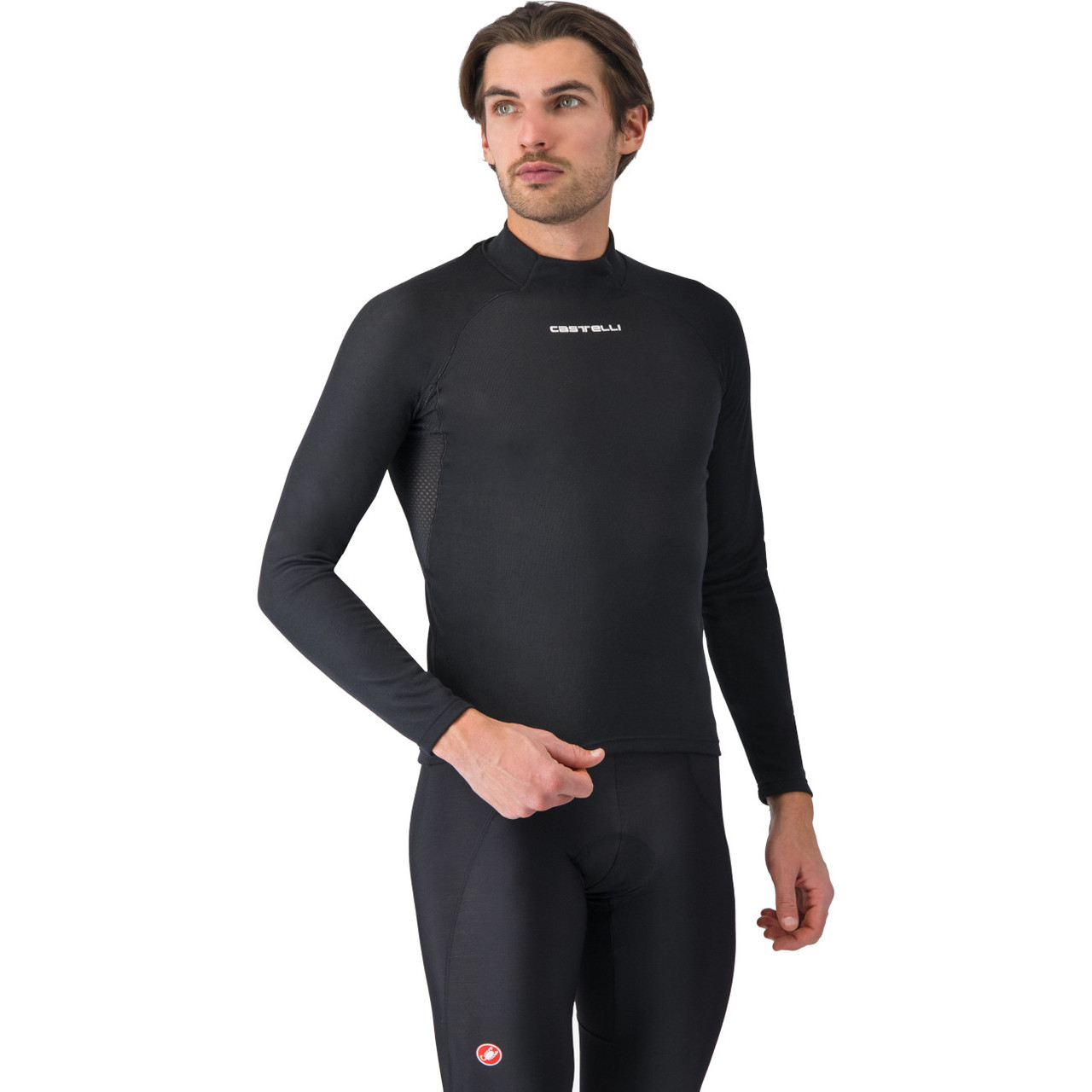 Castelli Flanders 2 Long Sleeve Base Layer Black - Pushys