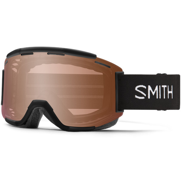 Smith Squad MTB Goggle Black With Chromapop Contrast Rose Flash
