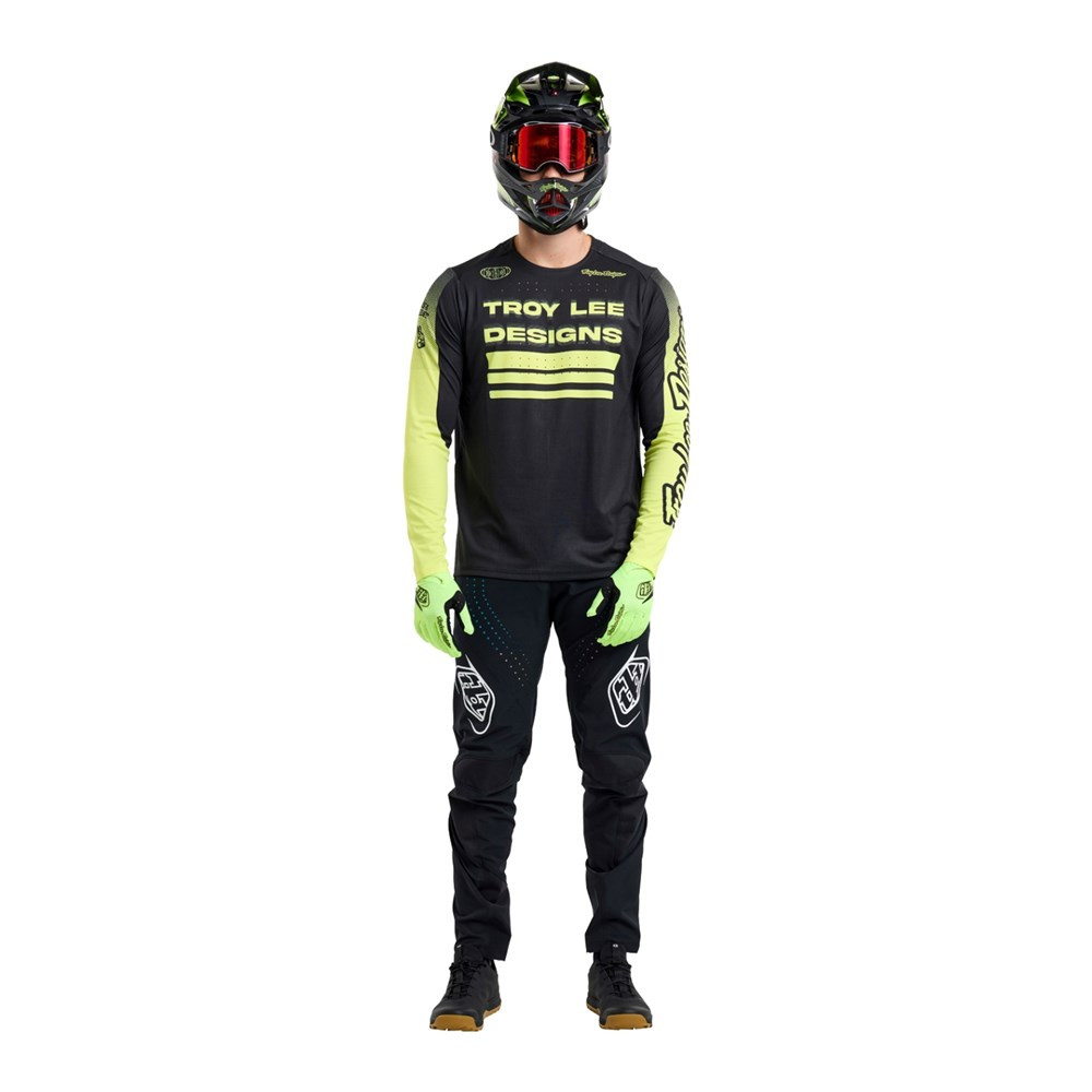 【ぷくさま専用】Troy Lee Designs 子供用サイクルウェア ブラック Endura MTB Troy Lee Designs Sprint Youth MTN Bike Jersey - Richter