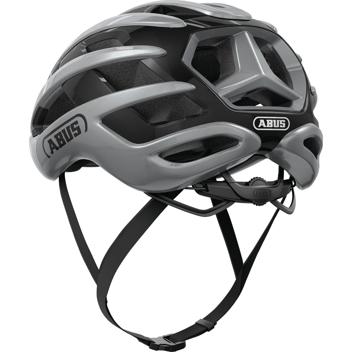 ABUS AirBreaker 2.0 Helmet Graphite Silver - Bikebug ABUS AirBreaker 2.0 Helmet Graphite Silver - Bikebug