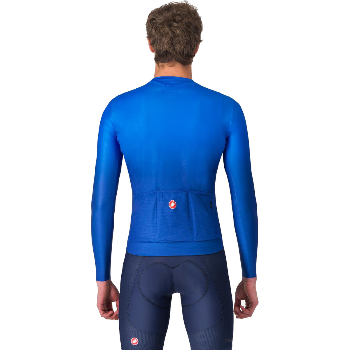 Castelli UPF Long Sleeve Jersey Azzurro Italia - Pushys